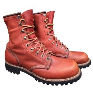 Vintage Red Wing Irish Setter Sport Mens 10A Womens Boots Lace Up Leather Vibram